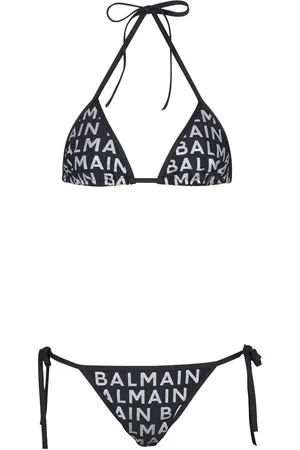 Balmain Logo-print bikini set