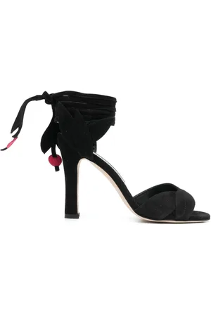 Manolo Blahnik Ossie 100mm open-toe suede sandals