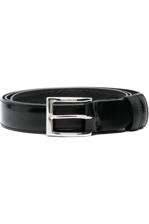 Hogan Polished-finish leather belt