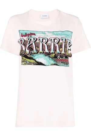 Barrie Graphic-print cotton T-shirt