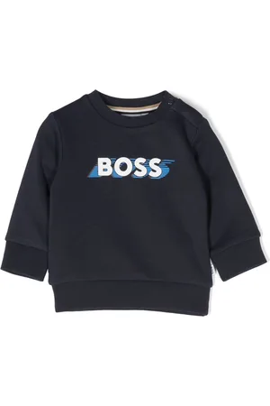 HUGO BOSS Logo-print long-sleeve sweatshirt