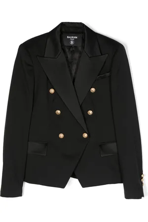 Balmain Double-breasted virgin-wool blazer