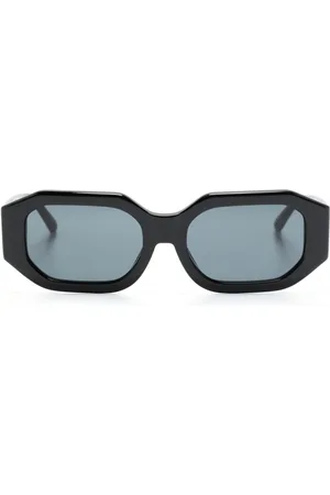 Linda Farrow X The Attico Irene hexagonal-frame sunglasses
