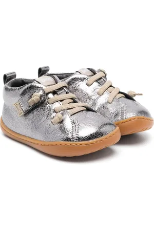 Camper Peu Cami metallic-finish leather sneakers