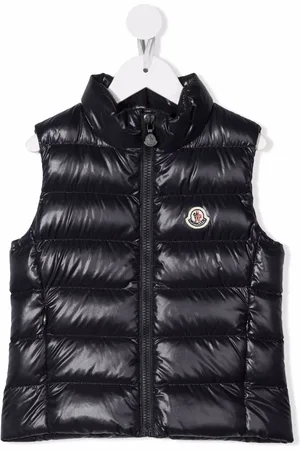 Moncler Logo-patch zip-up padded gilet