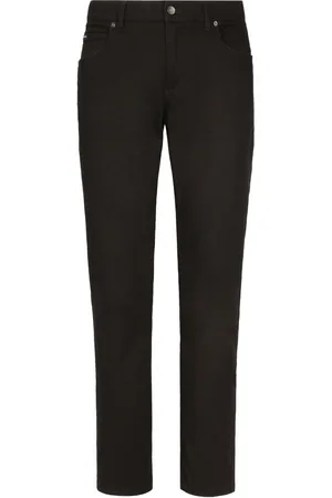 Dolce & Gabbana Logo-plaque slim-fit jeans