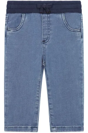 Dolce & Gabbana Drawstring-waist cotton-blend jeans