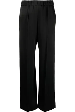 Jil Sander Satin-finish wide-leg trousers