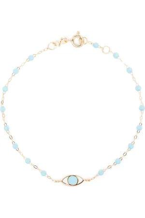 GIGI CLOZEAU 18kt yellow Gigi Eye beaded bracelet