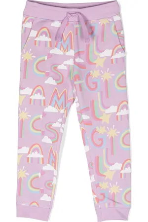 Stella McCartney Graphic-print organic cotton trousers