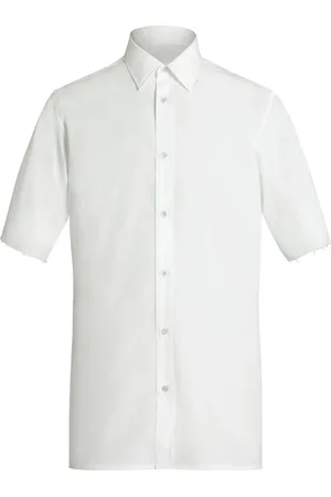 Maison Margiela Four-stitch short-sleeve shirt