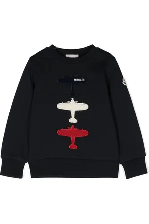 Moncler Logo-embroidered crew-neck sweatshirt
