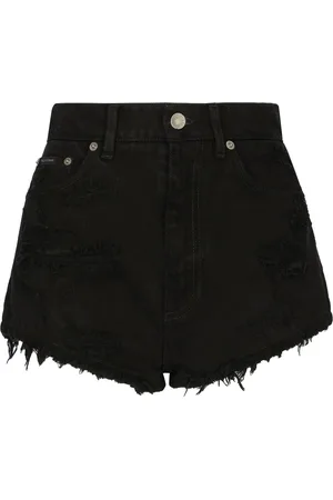Dolce & Gabbana Distressed-effect denim shorts