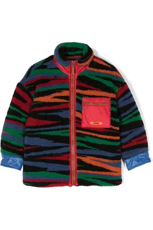 Missoni Abstract-print fleece coat