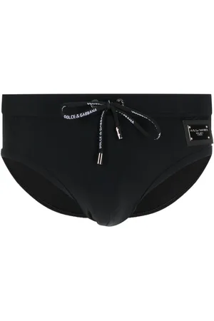 Dolce & Gabbana Logo-plaque swim trunks