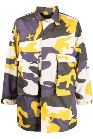 The Power for the People Camouflage-pattern cotton cargo jacket