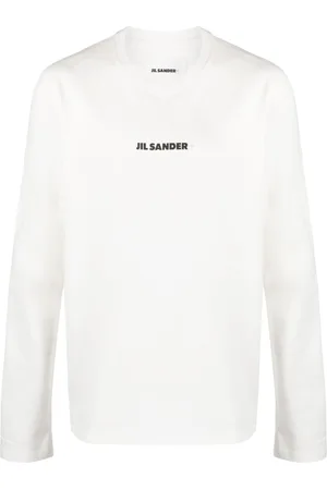 Jil Sander Logo-print long-sleeves cotton T-shirt