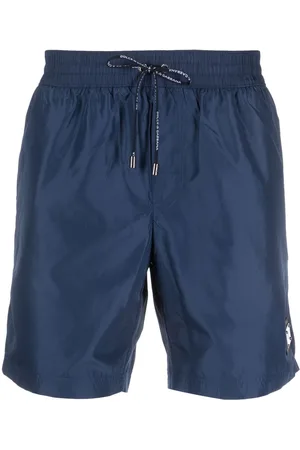 Dolce & Gabbana Logo-plaque drawstring swim shorts