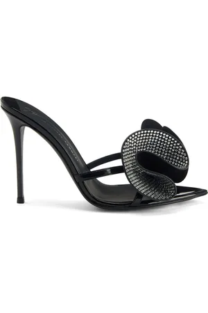 Giuseppe Zanotti Crystal-embellished appliqu??-detail sandals
