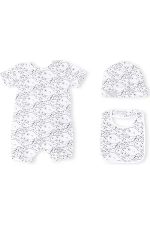 HERNO Fish-print baby set