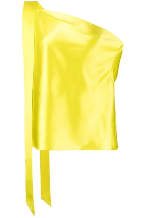 Michelle Mason Silk off the shoulder top