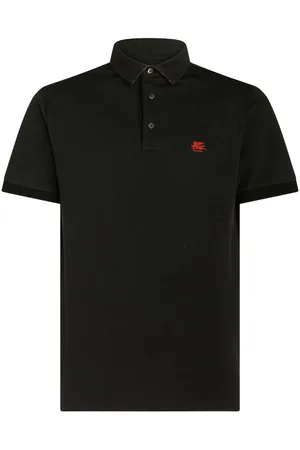 Etro Logo-embroidered polo shirt