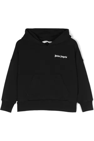 Palm Angels Logo-print cotton hoodie