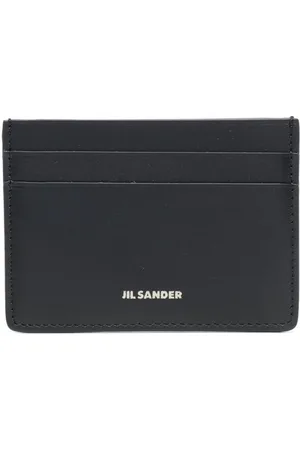 Jil Sander Logo-print leather cardholder