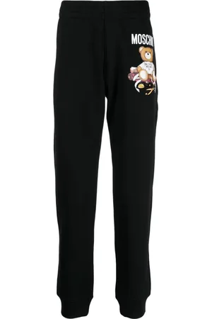 Moschino Teddy Bear-print cotton track pants