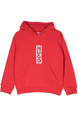 HUGO BOSS Logo-print drawstring hoodie
