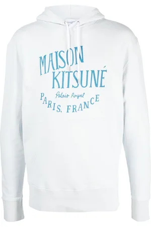 Maison Kitsuné Logo-print cotton hoodie