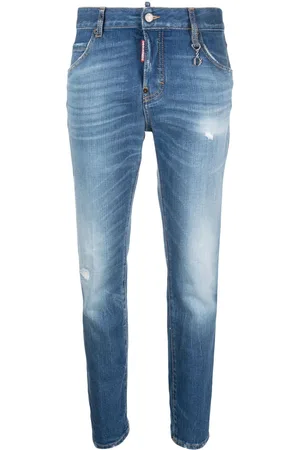 Dsquared2 Logo-plaque tapered jeans