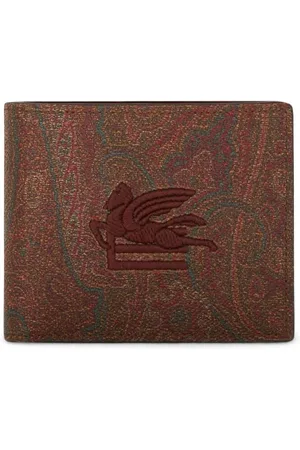 Etro Paisley-print jacquard wallet