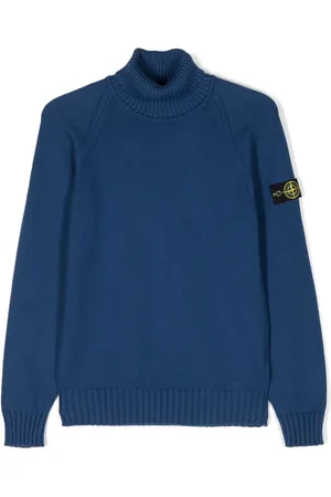 Stone Island Compass-motif roll-neck jumper