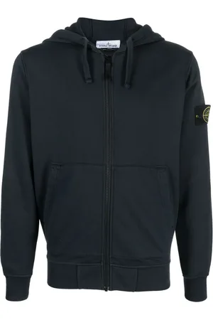 Stone Island Logo-patch drawstring hoodie