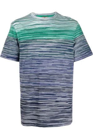 Missoni Gradient-effect striped cotton T-shirt