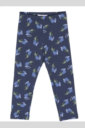 MONNALISA Floral-print stretch-cotton leggings