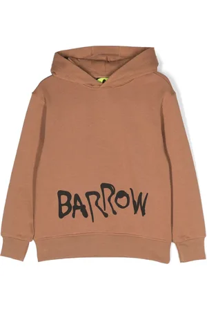 BARROW Logo-print cotton hoodie