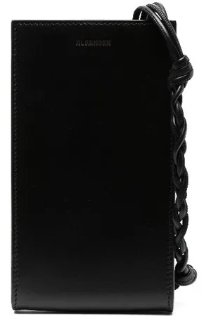 Jil Sander Tangle leather phone case