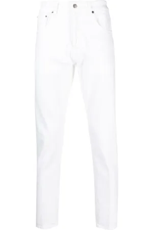 Dondup Logo-plaque tapered jeans
