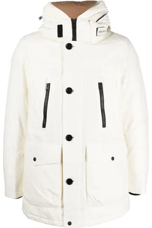 Woolrich Logo-print hooded coat