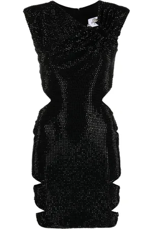 Philipp Plein Crystal-embellished mini dress