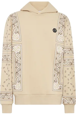 Philipp Plein Logo-patch cotton hoodie