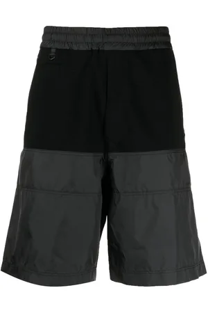 UNDERCOVER Panelled-design elasticated-waistband track shorts