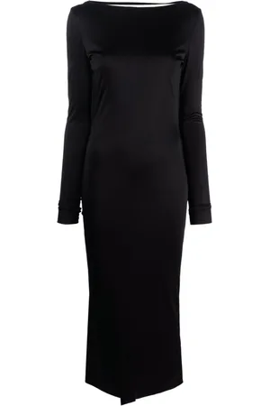 VERSACE X Dua Lipa knotted backless dress