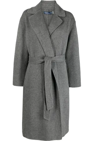 Ralph Lauren Belted-waist wrap coat