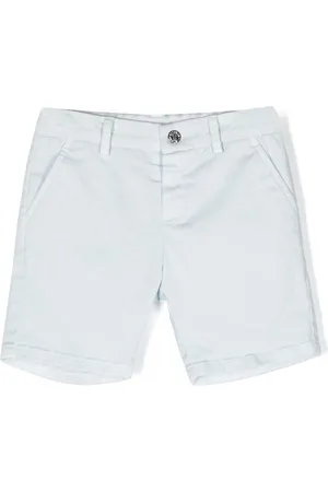 Roberto Cavalli Monogram-patch cotton shorts