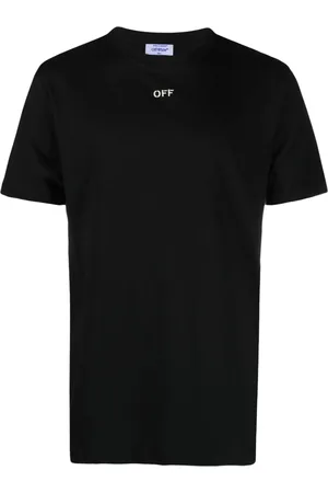 OFF-WHITE Arrows-embroidered cotton T-shirt