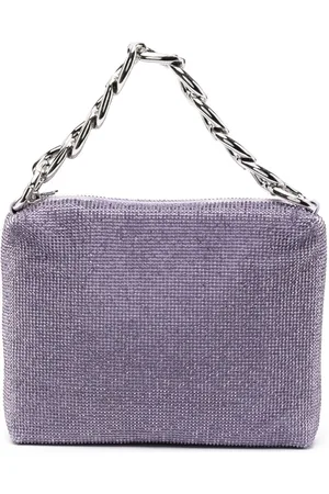 Patrizia Pepe Maxichain rhinestone-embellished tote bag