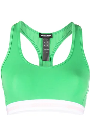 Dsquared2 Logo-underband racerback sports bra